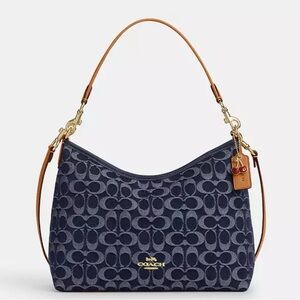 NWT Coach Laurel Shoulder Bag in Signature Denim